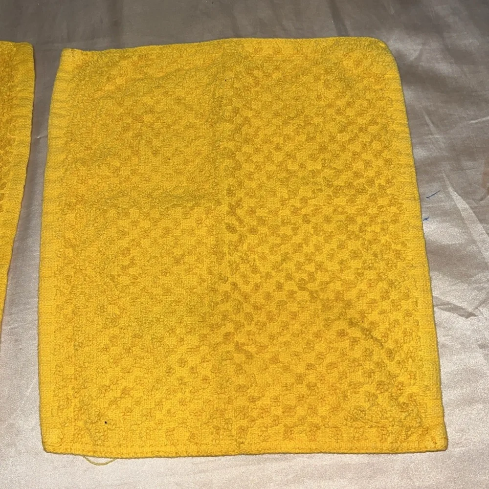 Yellow Bath Towel Rags